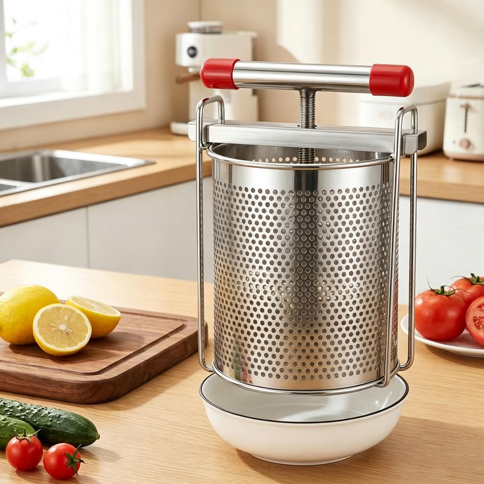 Citrus Juicer Bar - Paslanmaz Çelik Manuel Meyve Sıkacağı, Ev