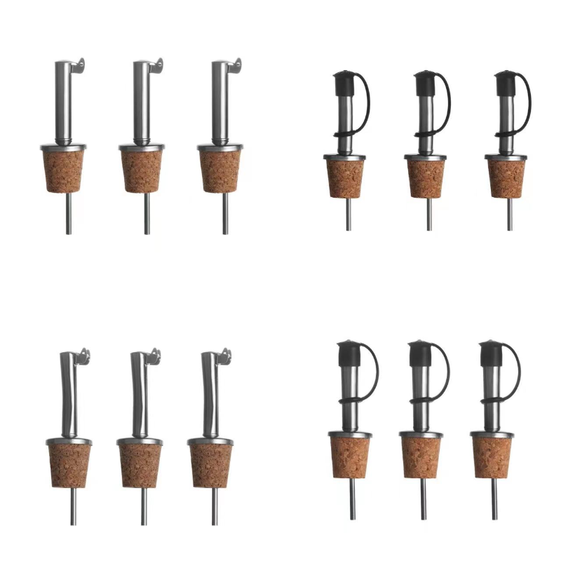 Bitters Bottle Set - Paslanmaz çelik şişe stoper şarap akıtıcı